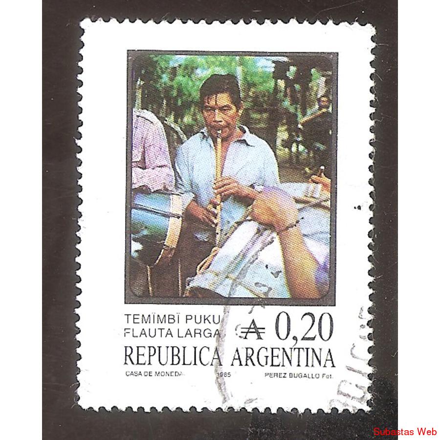 ARGENTINA 1985 (MT1538) INSTRUMENTO MUSICALES  USADA