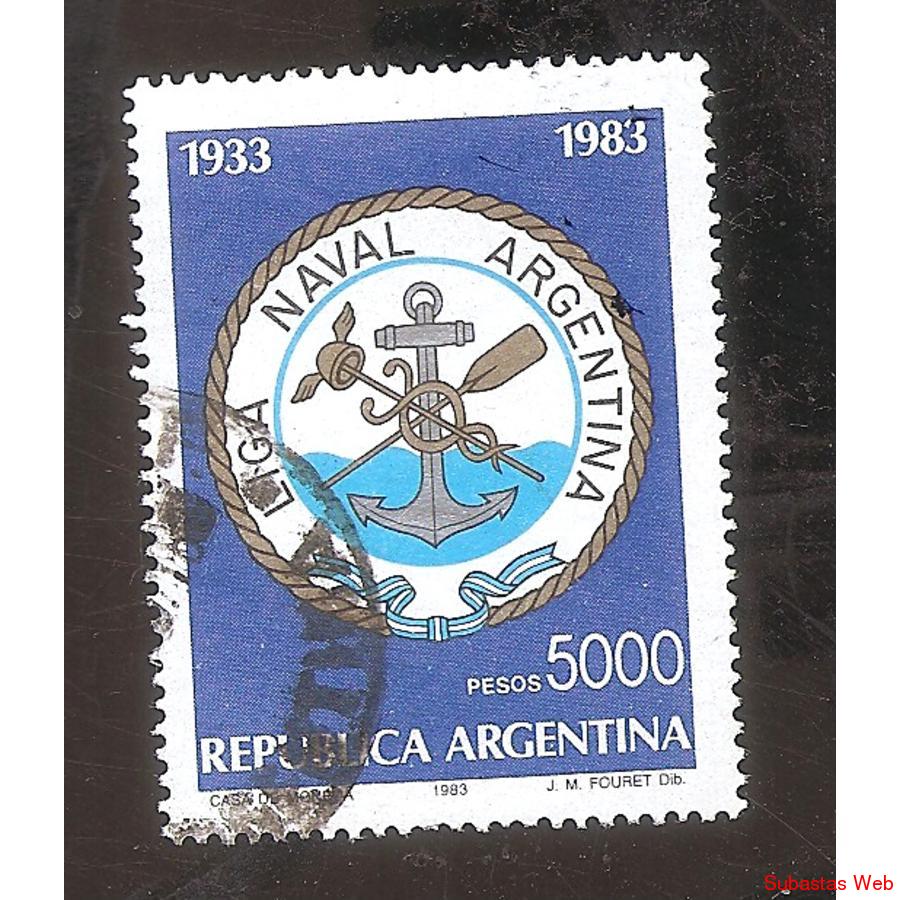 ARGENTINA 1983 (MT1396)  DIA DE LA ARMADA  USADA