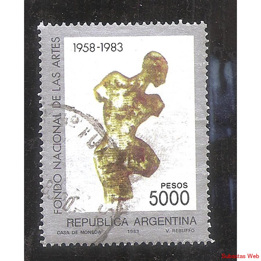 ARGENTINA 1983 (MT1395) FONDO DE LAS ARTES  USADA