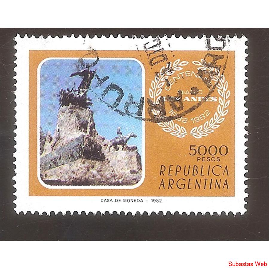 ARGENTINA 1982 (MT1373)  DIARIO LOS ANDES  USADA