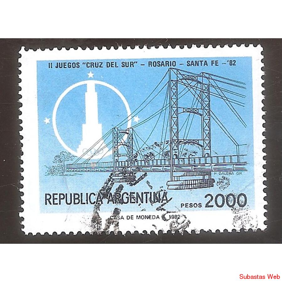 ARGENTINA 1982 (MT1372) JUEGOS CRUZ DEL SUR  USADA