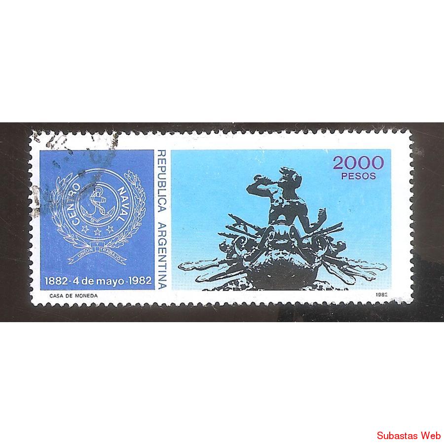 ARGENTINA 1982 (MT1336)  CENTRO NAVAL USADA