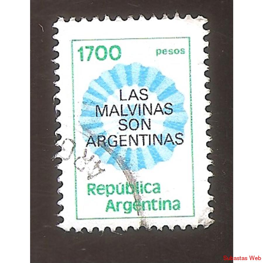 ARGENTINA 1982 (MT1335)  MALVINAS SON ARGENTINAS,  USADA