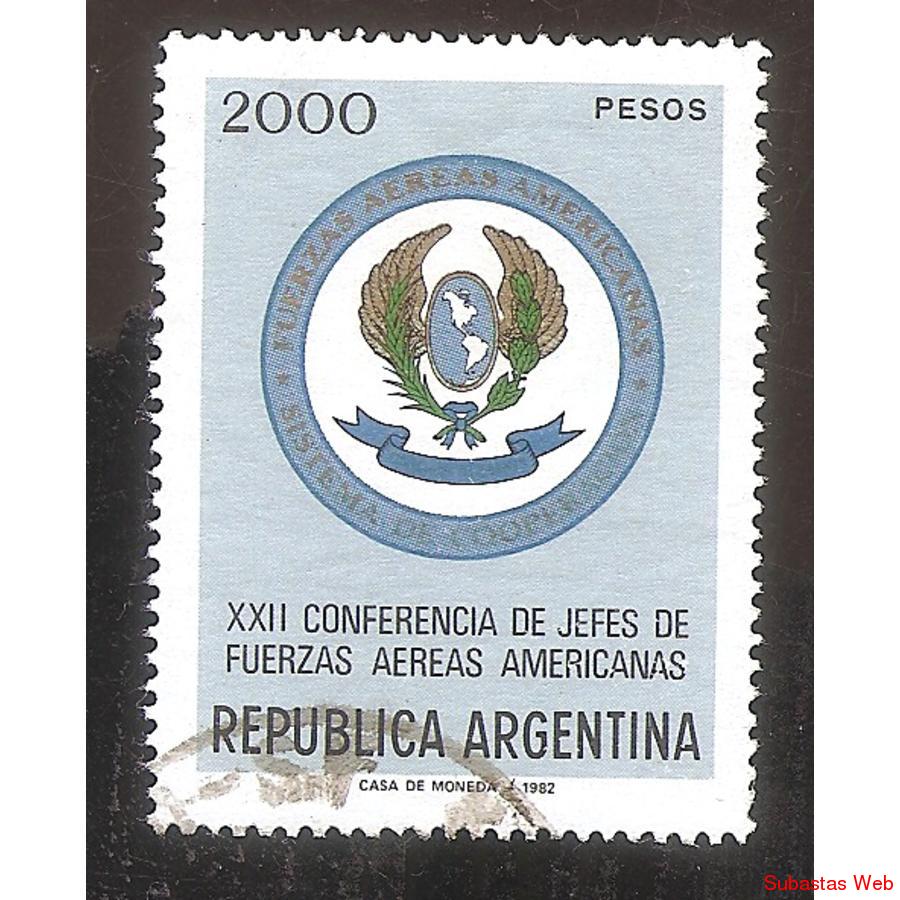ARGENTINA 1982 (MT1334) FUERZAS AEREAS AMERICANAS  USADA
