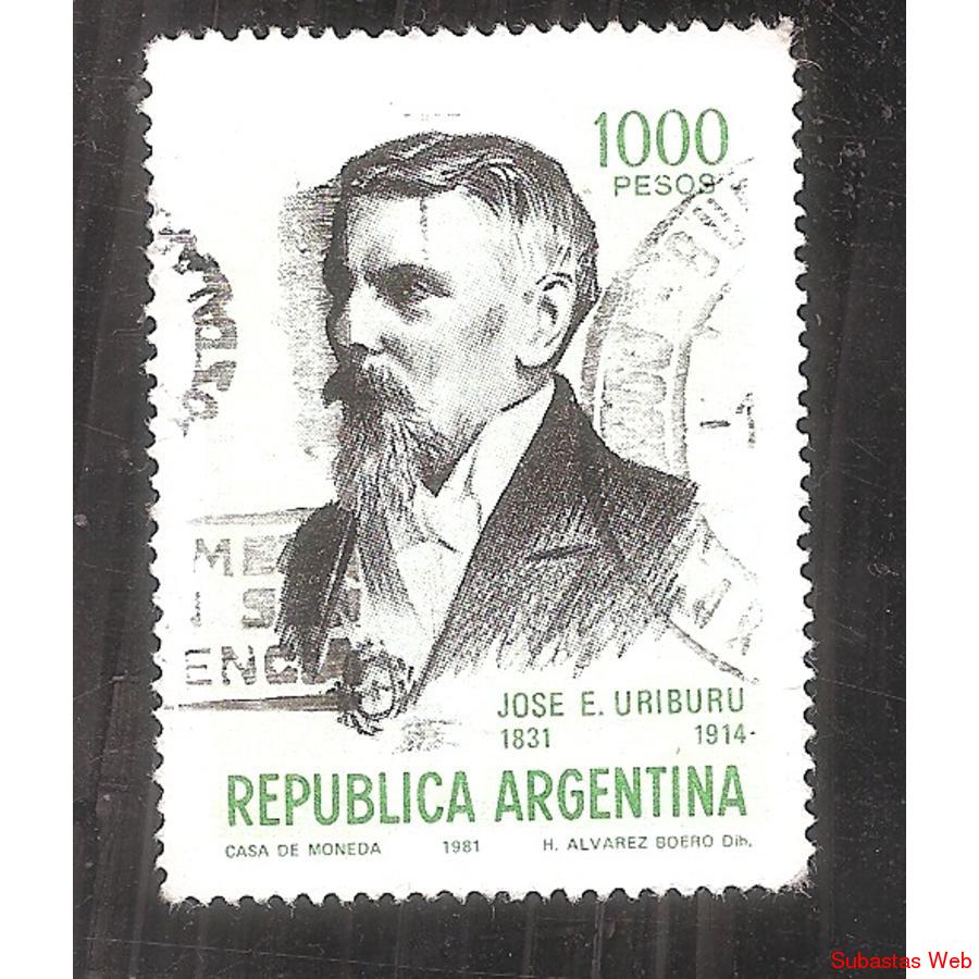 ARGENTINA 1981 (MT1302) PROCERES: URIBURU USADA
