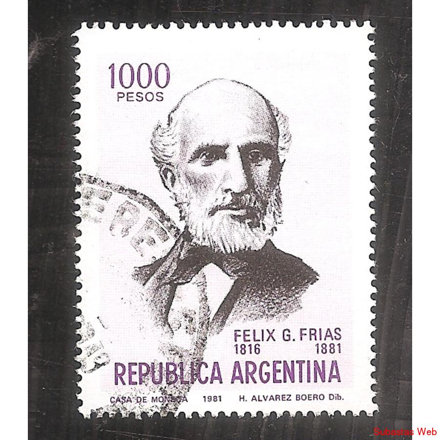 ARGENTINA 1981 (MT1301) PROCERES:  FRIAS,  USADA
