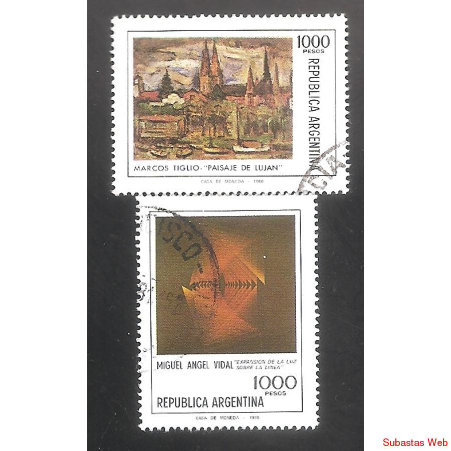 ARGENTINA 1981 (MT1286-87) PLASTICA ARGENTINA,  USADAS