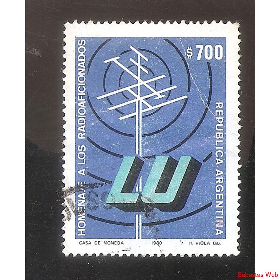 ARGENTINA 1980 (MT1275) RADIOAFICIONADOS  USADA