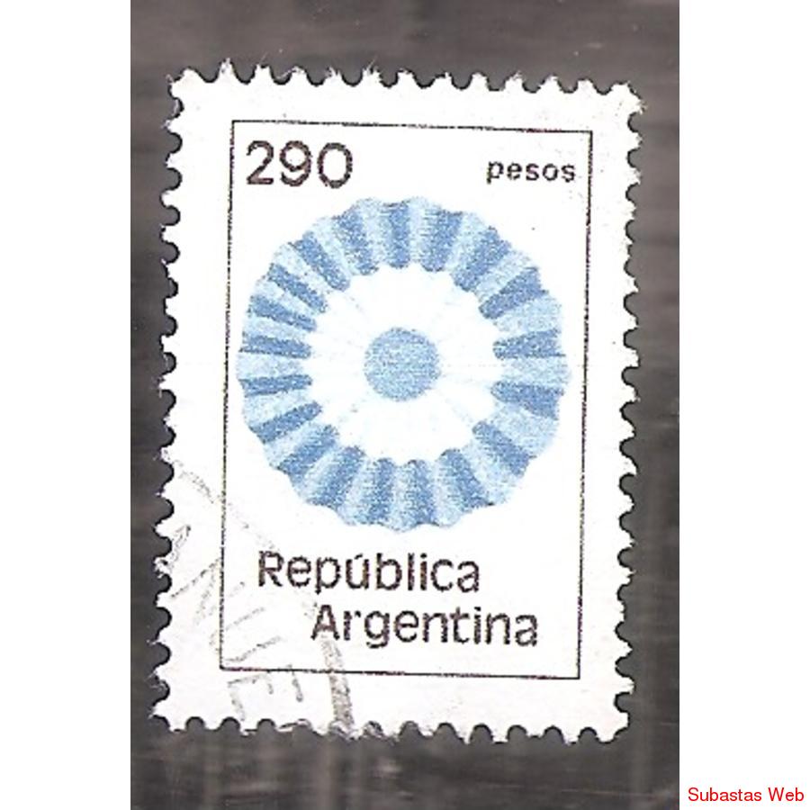 ARGENTINA 1979 (MT1191) ESCARAPELA NACIONAL DE $290  USADA