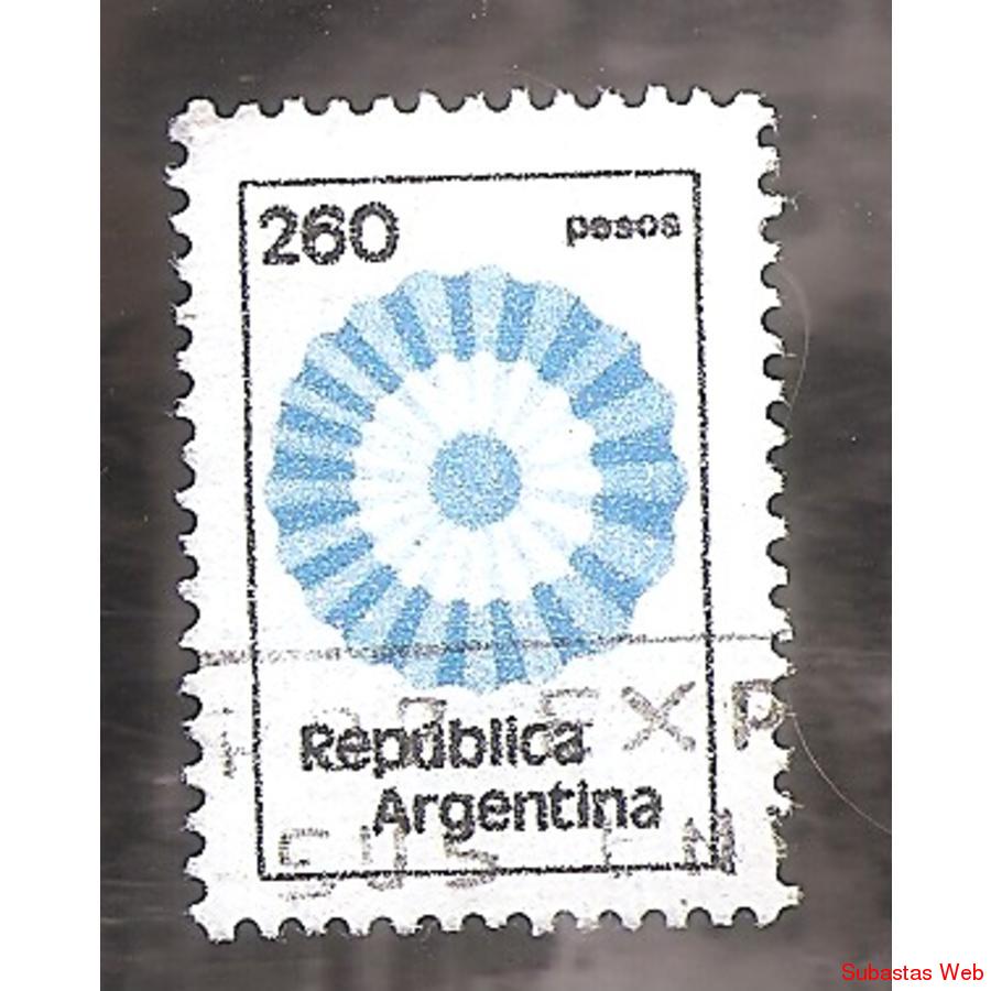 ARGENTINA 1979 (MT1171) ESCARAPELA NACIONAL $260  USADA