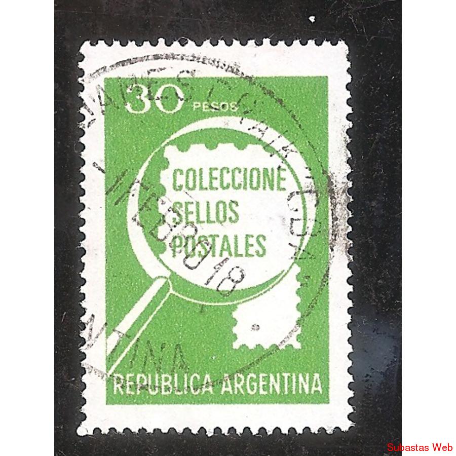 ARGENTINA 1979 (MT1169) DIFUSION SERVISIO MATE FLUO, USADA