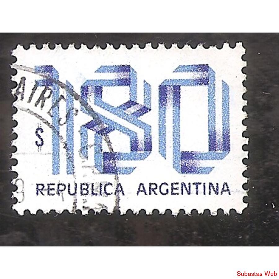 ARGENTINA 1978 (MT1148) CINTAS CIFRAS DE $180,  USADA