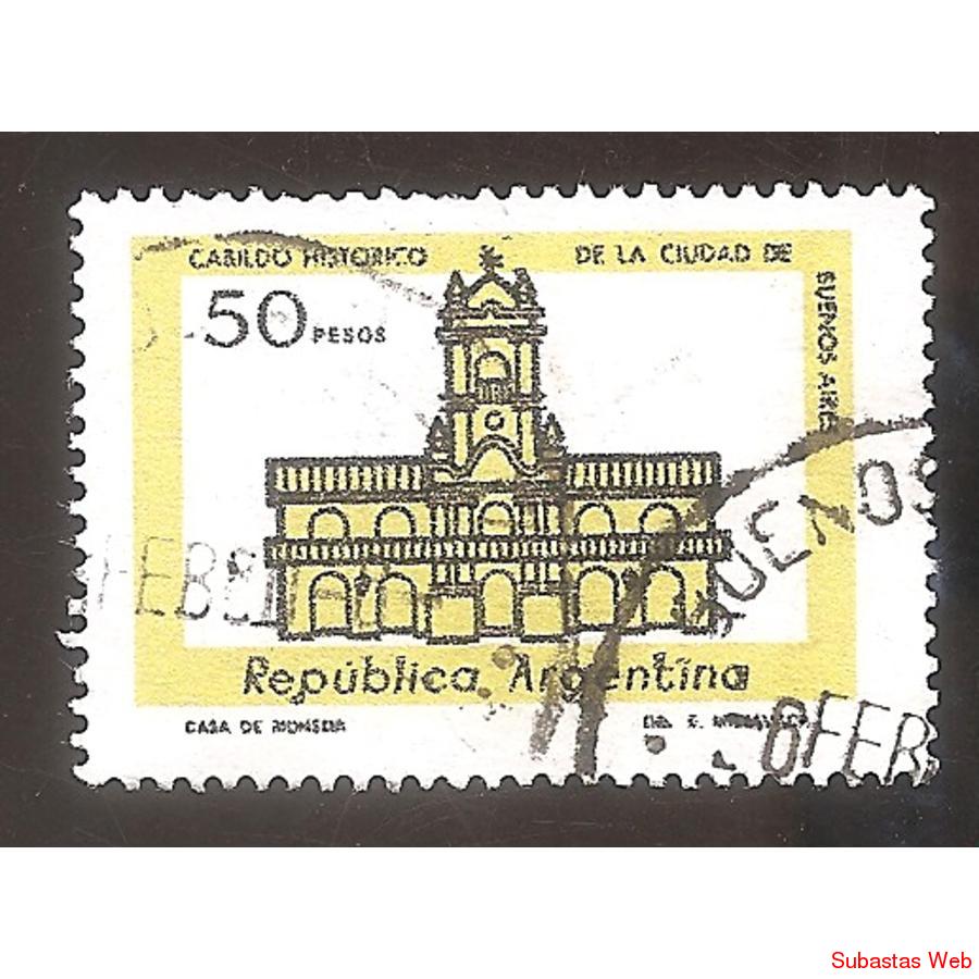 ARGENTINA 1978 (MT1147b) CABILDO  MATE FOSFO,  USADA
