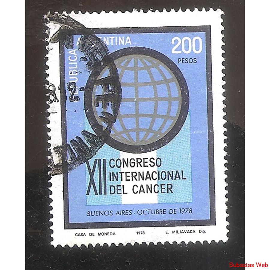 ARGENTINA 1978 (MT1142) XII CONGRESO DEL CANCER, USADA