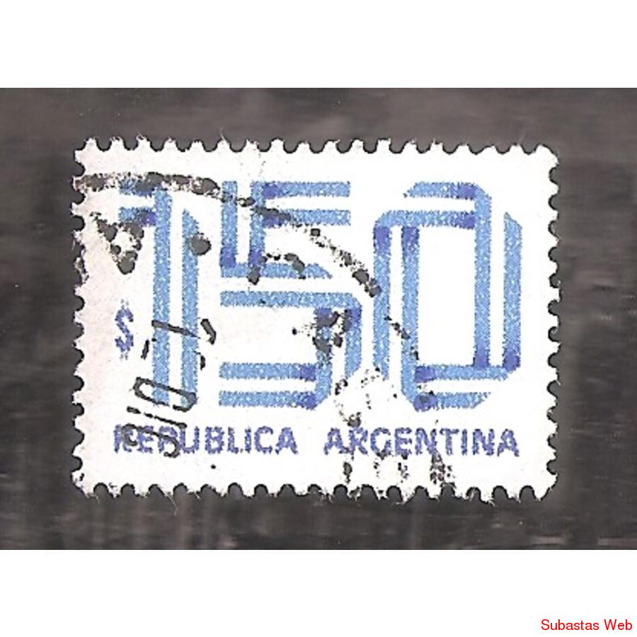 ARGENTINA 1978 (MT1133b) CINTAS DE $150  MATE FLUO  USADA