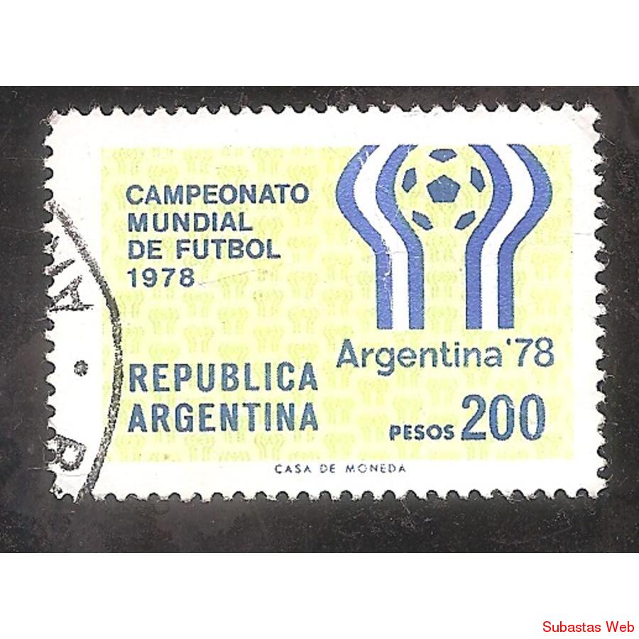 ARGENTINA 1978 (MT1110) MUNDIAL 78  LOGOTIPO,  USADO