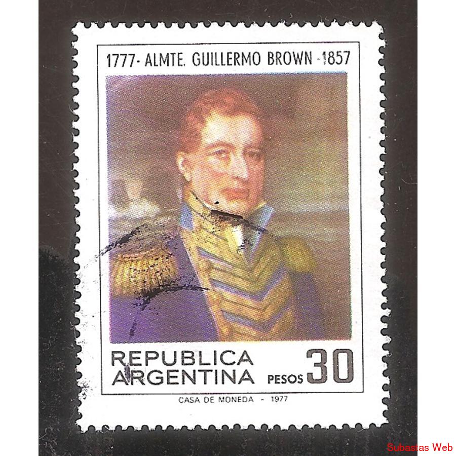 ARGENTINA 1977 (MT1103) ALMIRANTE BROWN,  USADA