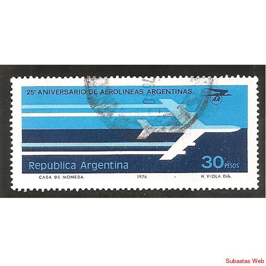 ARGENTINA 1976 (MT1049) AEROLINEAS ARGENTINAS,  USADA