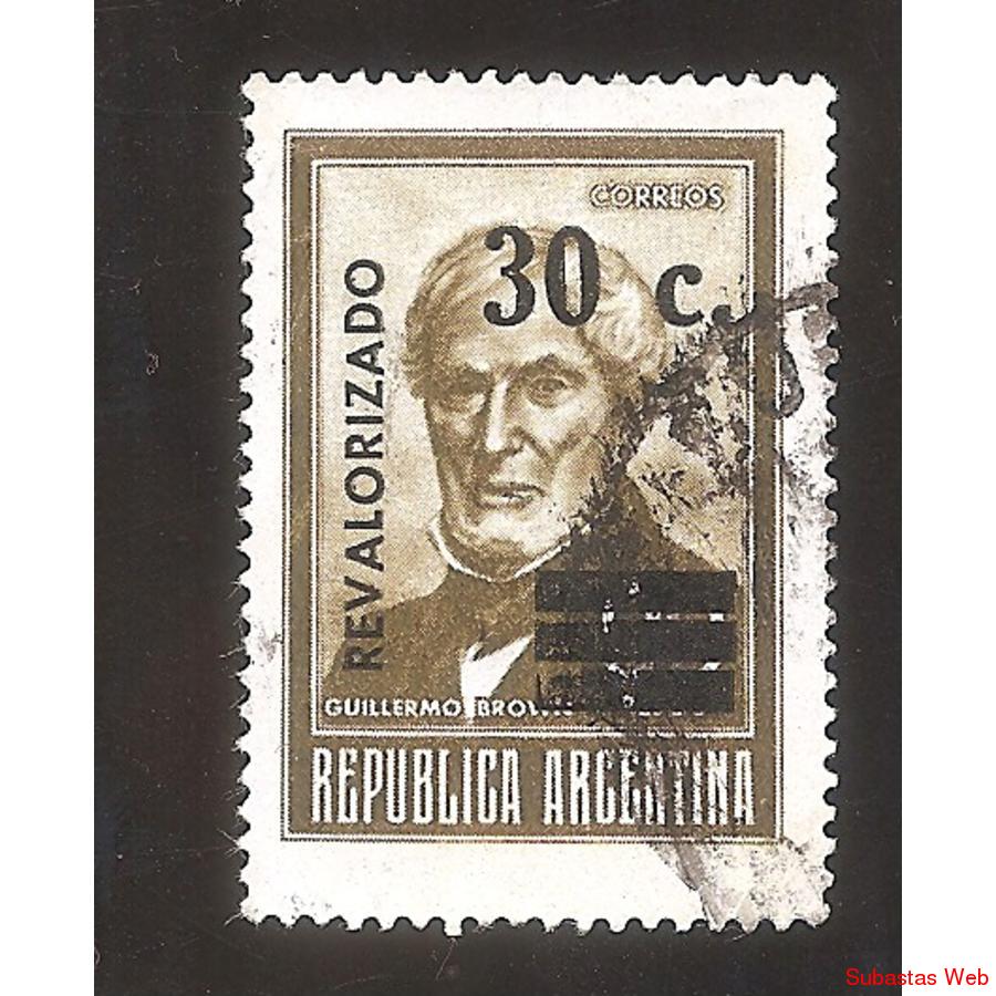 ARGENTINA 1975 (MT1030) PROCERES Y RIQUEZAS: BROWN VALORIZAD