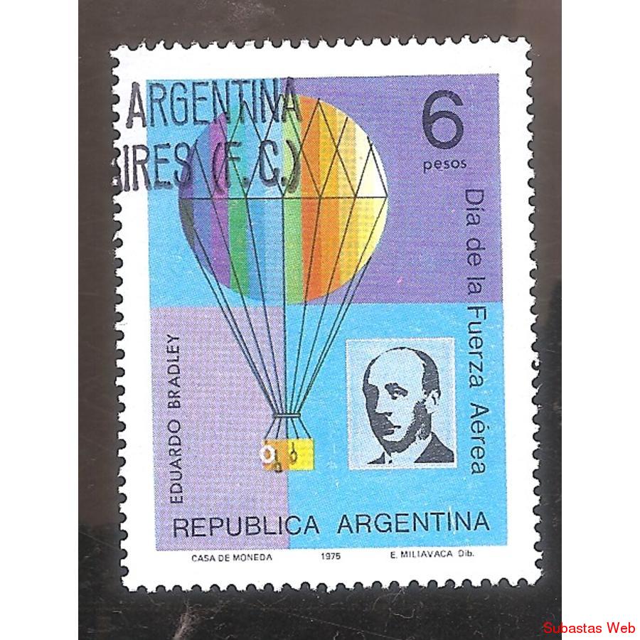 ARGENTINA 1975 (MT1020)  DIA DE LA FUERZA AEREA,  USADA