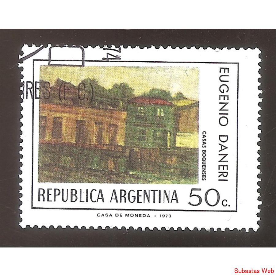 ARGENTINA 1973 (MT962)  PINTURA ARGENTINA,  USADA