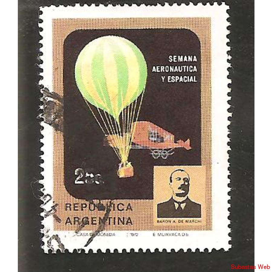 ARGENTINA 1972 (MT929) SEMANA AERONAUTICA  USADA
