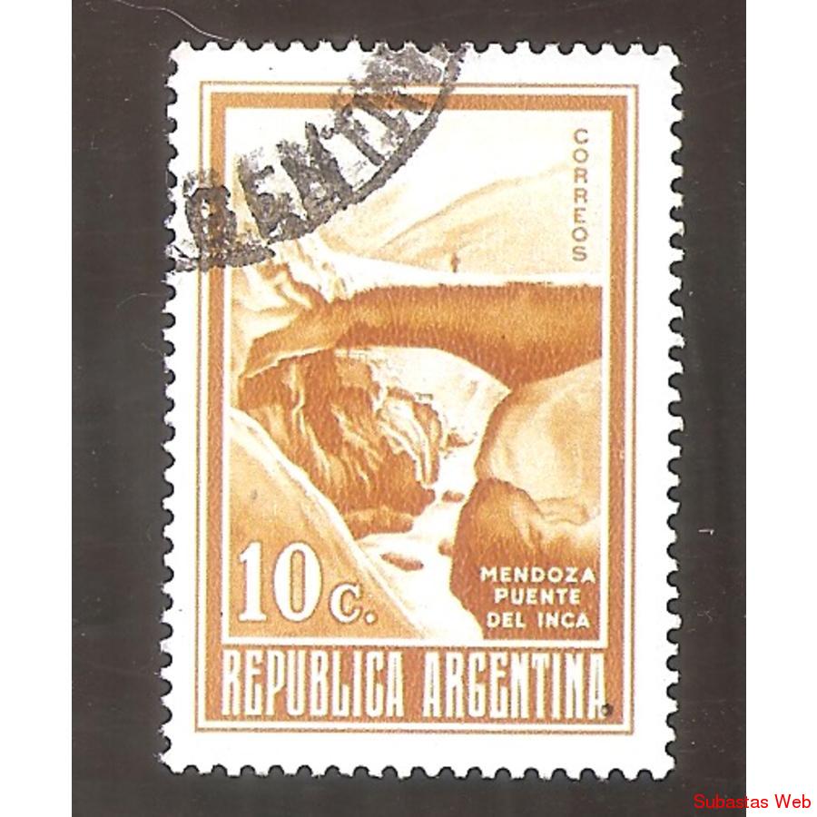 ARGENTINA 1972 (MT922) PUENTE DEL INCA $0,10 (CORREOS)  USAD