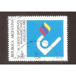 ARGENTINA 1983 (MT1429) IX JUEGOS PANAMERICANOS  USADA