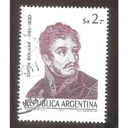 ARGENTINA 1983 (MT1423)  SIMON BOLIVAR  USADA