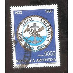 ARGENTINA 1983 (MT1396)  DIA DE LA ARMADA  USADA