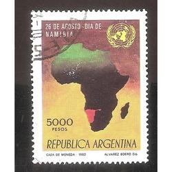ARGENTINA 1982 (MT1358) DIA DE NAMIBIA  USADA