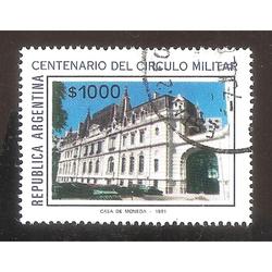 ARGENTINA 1981 (MT1294) CIRCULO MILITAR  SELLO1,  USADO