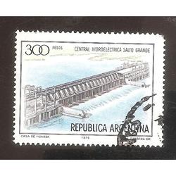 ARGENTINA 1980 (MT1214)  OBRAS DE INFRAESTRUCTURA  USADA