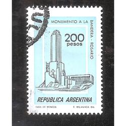 ARGENTINA 1979 (MT1168a) MONUMENTO BANDERA TIZADO USADA