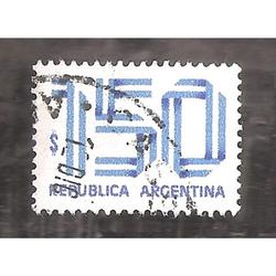 ARGENTINA 1978 (MT1133b) CINTAS DE $150  MATE FLUO  USADA