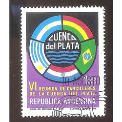 ARGENTINA 1974 (MT981) REUNION DE CANCILLERES,  USADA