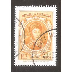 ARGENTINA 1973 (MT953) PROCERES; SAN MARTIN DE $1,20  USADA
