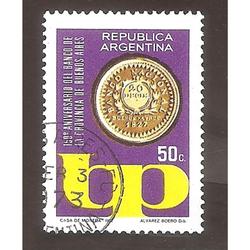ARGENTINA 1973 (MT938) BANCO PROVINCIA BUENOS AIRES  USADA