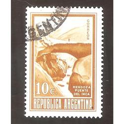 ARGENTINA 1972 (MT922) PUENTE DEL INCA $0,10 (CORREOS)  USAD