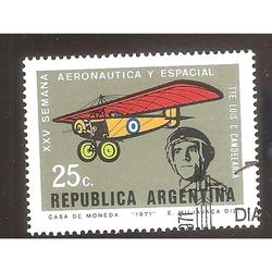 ARGENTINA 1971 (MT908) SEMANA AERONAUTICA,  USADA