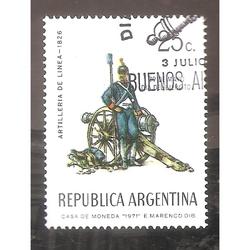 ARGENTINA 1971 (MT897)  DIA DEL EJERCITO   USADA