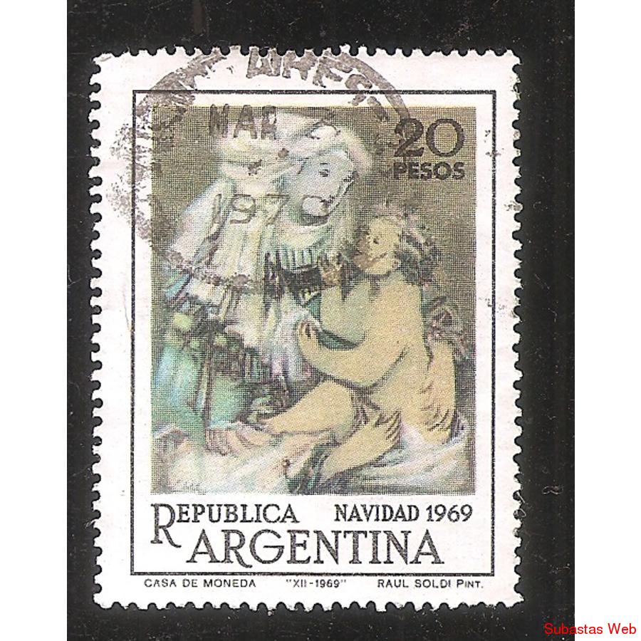 ARGENTINA 1969 (MT861)  NAVIDAD   USADA
