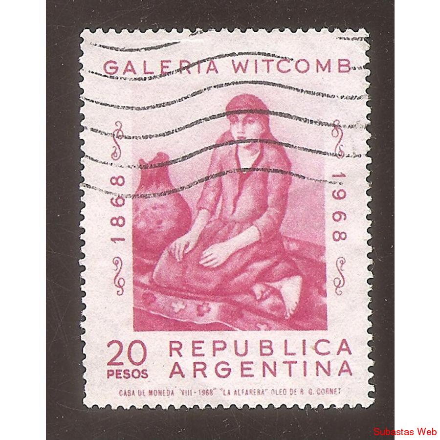 ARGENTINA 1968 (MT832) GALERIA WITCOMB  USADA