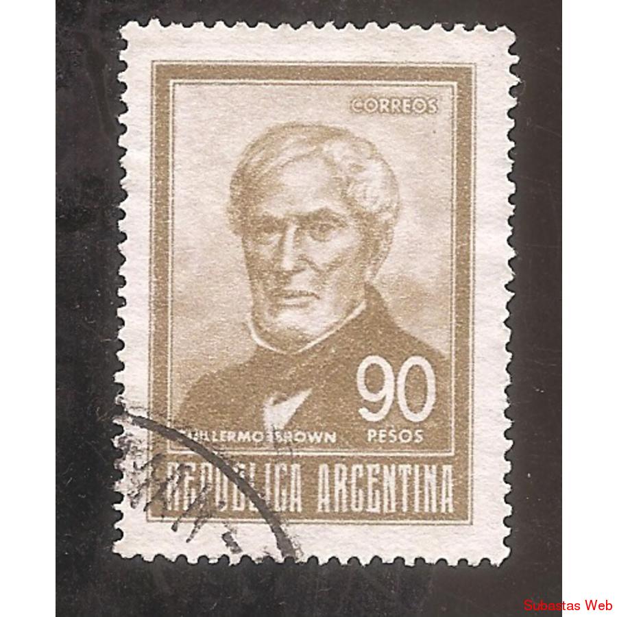 ARGENTINA 1966 (MT783) PROCERES BROWN $90  USADA