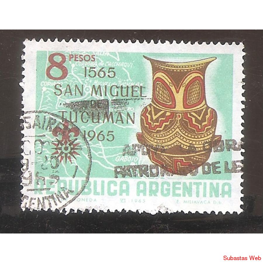 ARGENTINA 1965 (MT716) FUNDACION DE TUCUMAN, USADA
