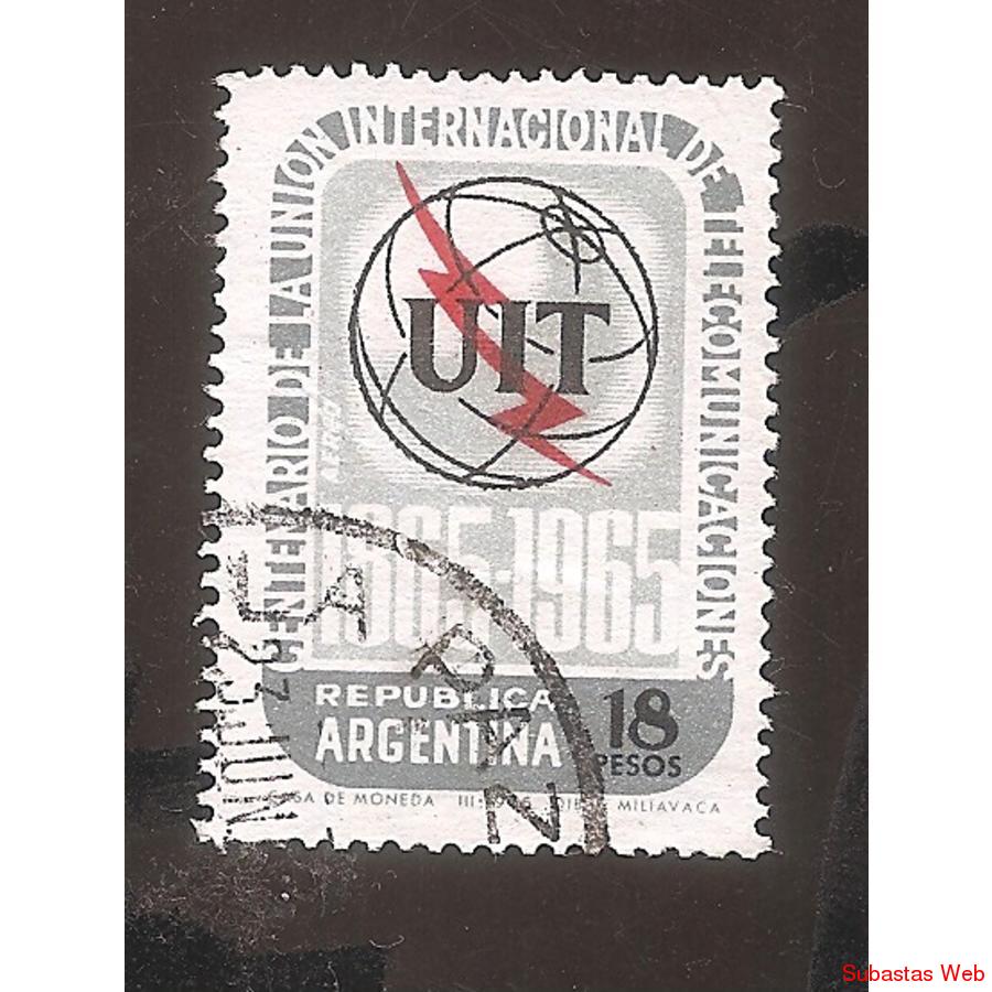 ARGENTINA 1965 (MT105 Aerea) TELECOMUNICACIONES  (UIT),  USA