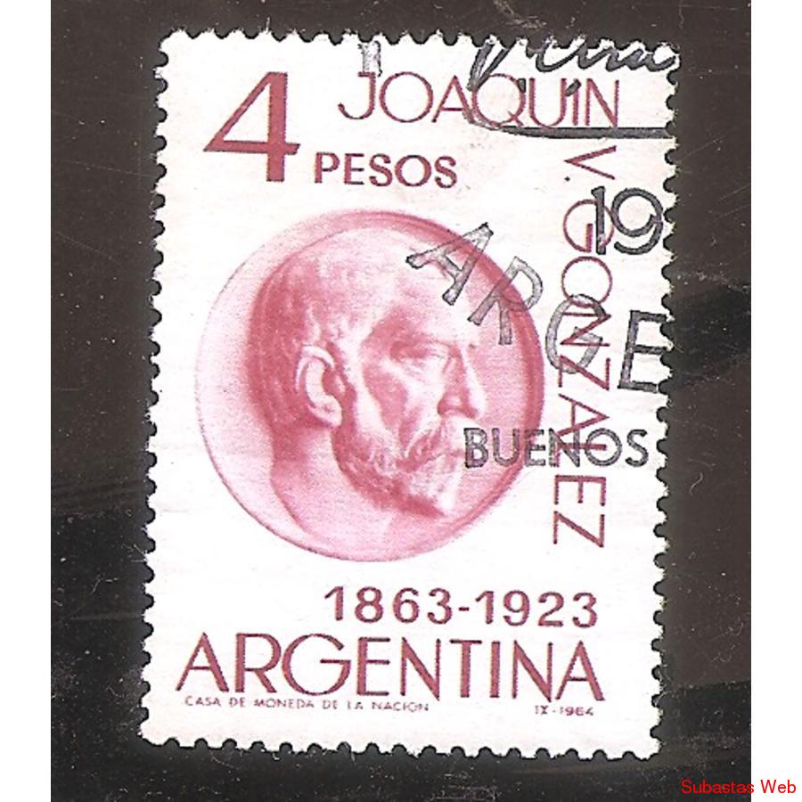 ARGENTINA 1964 (MT696) JOAQUIN V GONZALEZ,  USADA