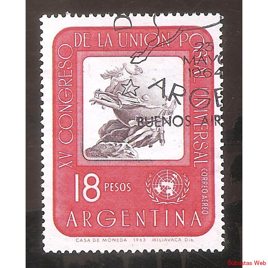 ARGENTINA 1964 (MT98Aerea) XV CONGRESO DE LA UPU,  USADA