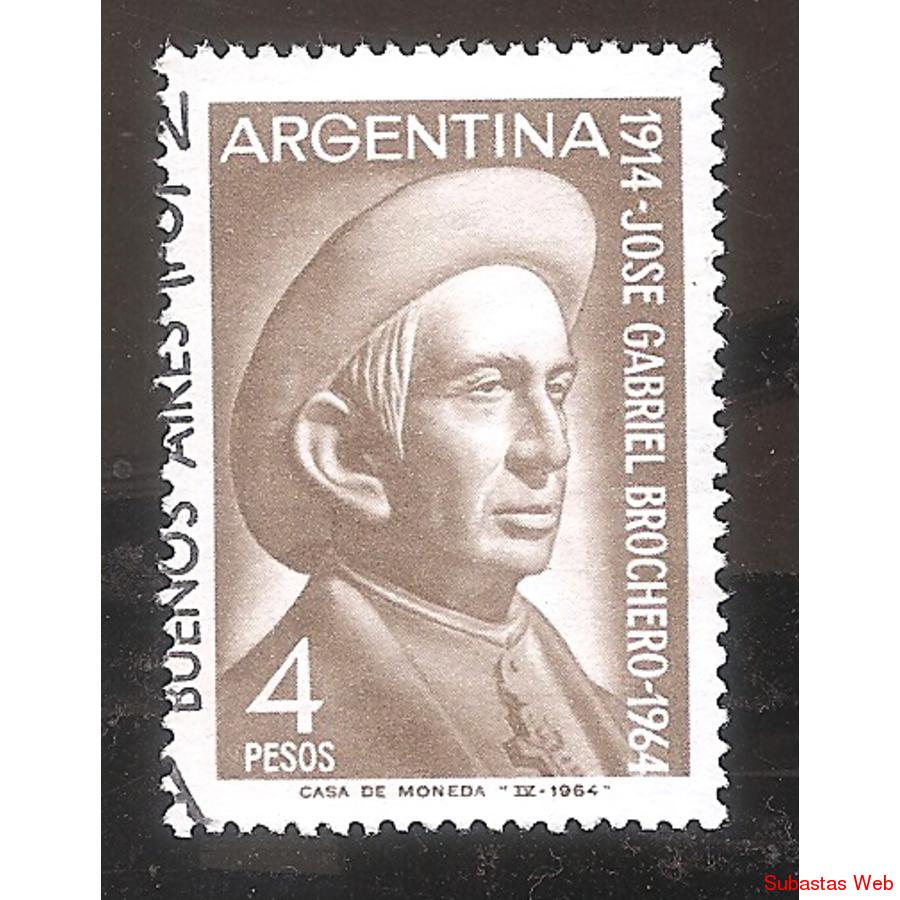 ARGENTINA 1964 (MT686) FALLECIMIENTO DEL PADRE BROCHERO USAD