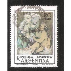 ARGENTINA 1969 (MT861)  NAVIDAD   USADA